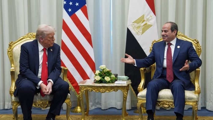 EGYPT-US-ISRAEL-PALESTINIAN-CONFLICT-TRUMP