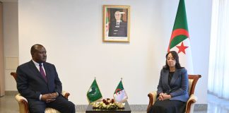 Parlement: Mansouri reçoit le président du Parlement panafricain