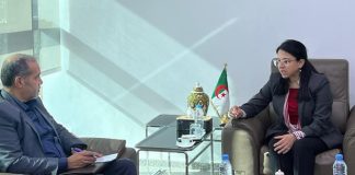 Commerce intérieur: Amel Abdellatif, reçoit Mustapha Zebdi