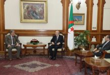 Audience: Le président de la République reçoit le président du parti El Fadjr El Djadid