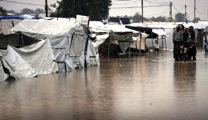 Ghaza 11 morts et plusieurs blessés après le passage de la tempête Byron