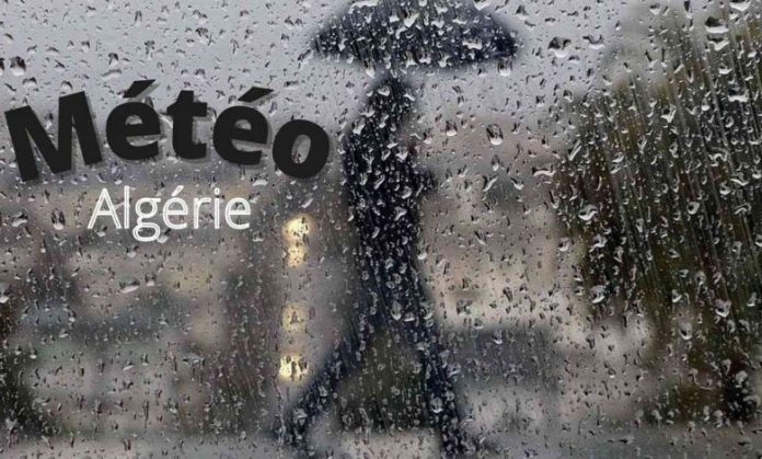 Pluies orageuses à partir de dimanche sur plusieurs wilayas du pays