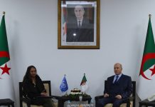 OIM: Saihi reçoit la représentante de l’Organisation internationale pour les migrations en Algérie