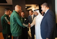 Coupe arabe FIFA Qatar-2025: Le ministre qatari des Sports et de la Jeunesse rend visite aux « Verts » à Doha