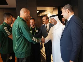Coupe arabe FIFA Qatar-2025: Le ministre qatari des Sports et de la Jeunesse rend visite aux « Verts » à Doha
