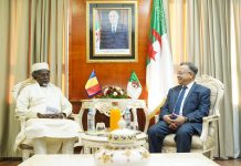 Coopération: Baddari s’entretient son homologue tchadien