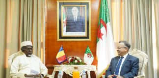 Coopération: Baddari s’entretient son homologue tchadien