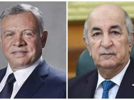 Présidence: Abdelmadjid Tebboune reçoit un appel téléphonique du roi de Jordanie