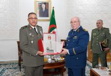 Algérie-Tunisie: Le Secrétaire Général du MDN reçoit le chef d’Etat-major de l’Armée de Terre tunisienne