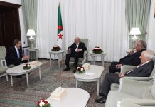 Audience: Le président de la République reçoit l’ambassadeur d’Espagne en Algérie et les lettres de créance de cinq nouveaux ambassadeurs