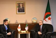 Algerie-Japon: Lounès Magramane rencontre Yohei Onishi