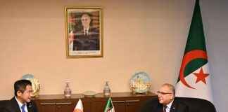 Algerie-Japon: Lounès Magramane rencontre Yohei Onishi