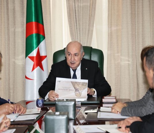 Présidence: Le président de la République préside une réunion consacrée au projet du film sur l’Emir Abdelkader