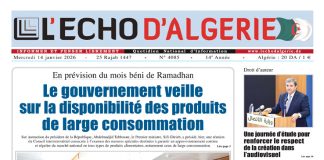 N 4085 du Mercredi 14 Janvier 2026