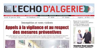 N 4098 du Jeudi 29 Janvier 2026