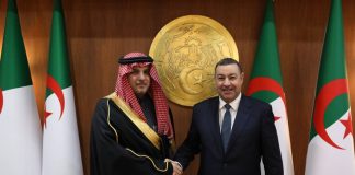 Diplomatie: Sayoud reçoit le président de l’université Naif des sciences de la sécurité