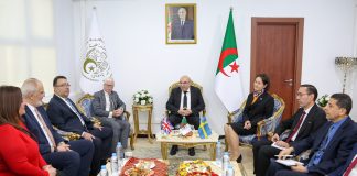 Industrie pharmaceutique: Kouidri reçoit les ambassadeurs de Suède et de Grande-Bretagne