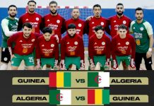 Futsal / CAN 2026 – Guinée-Algérie: Les « Verts » s’envolent pour Conakry