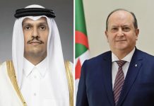 Gouvernement: Conversation téléphonique entre Ghrieb et son homologue qatari