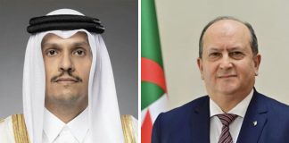 Gouvernement: Conversation téléphonique entre Ghrieb et son homologue qatari