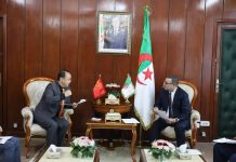 Audience: Sayoud reçoit l’ambassadeur de la République populaire de Chine en Algérie