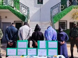 Tindouf : La Gendarmerie nationale démantèle un réseau criminel et saisit cocaïne, ecstasy et psychotropes