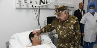 Crash d’un avion de transport militaire en 1ère Région Militaire: Le Général d’Armée Saïd Chanegriha rend visite aux blessés