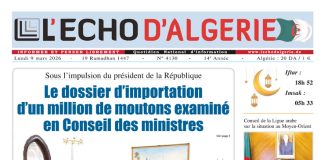 N 4130 du Lundi 9 Mars 2026