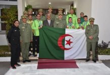 L’équipe militaire de cross-country regagne Alger après sa participation honorable au championnat mondial militaire de cross-country en Grèce