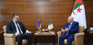 Diplomatie: Attaf reçoit son homologue bosnien