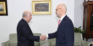 Le président de la République reçoit l’ambassadeur d’Italie en Algérie