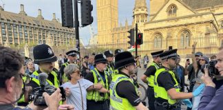 Près de 200 manifestants soutenant le groupe Palestine Action arrêtés à Londres