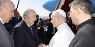 Algérie-Vatican: Le président de la République salue le pape Léon XIV à son départ à l’aéroport international Houari-Boumediene