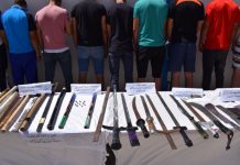 Bouira: Démantèlement d’une bande de quartiers et saisie d’armes blanches