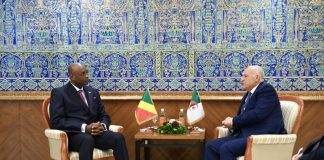 Diplomatie: Attaf reçoit son homologue congolais