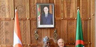 Algerie-Niger: Attaf reçoit son homologue nigérien