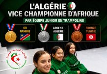 Championnats d’Afrique de trampoline: Deux médailles d’argent pour l’Algérie