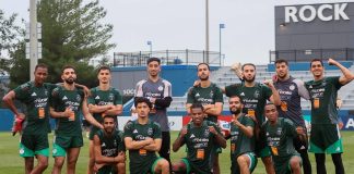 Mondial 2026: Premier entrainement des Verts à Lawrence