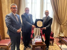 Coopération judiciaire arabe: Lotfi Boudjemaa s’entretient avec son homologue égyptien au Caire