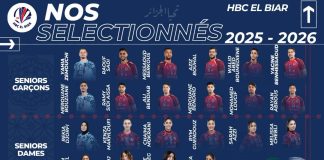 Hand – HBC El-Biar: Un record historique de 47 internationaux pour la saison 2025-2026