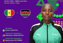 Foot – CAN 2026 féminine (1/2 finales): La Nigériane Eunice Akintoye arbitrera le match Algérie-Malawi