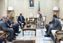 Audience: Khalida Boufedeche reçoit Fateh Boutbig