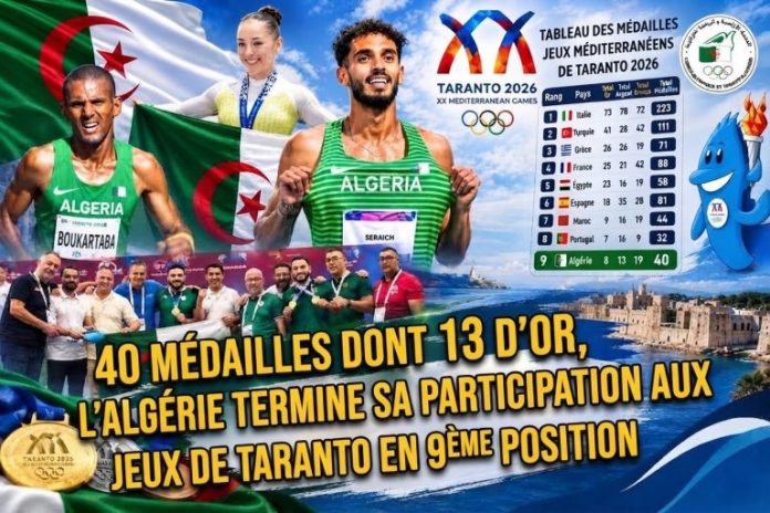 40 médailles dont 13 en or