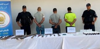 Agression, armes blanches et psychotropes à Boufarik: Deux frères dans les filets de la police, un arsenal saisi
