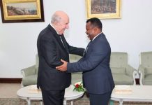 Le président de la République reçoit l’ambassadeur d’Ethiopie en Algérie