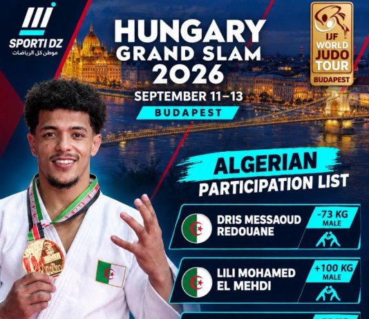 Judo – Grand Prix de Budapest: L’Algérie engagée avec trois athlètes