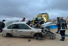 Protection civile: Quatre morts et 213 blessés sur les routes en 24 heures
