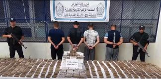 Alger: 130 kg de cannabis transformé en provenance du Maroc saisis