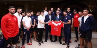 CAF: L’ambassadeur algérien rend visite à l’équipe de jeunes du CR Belouizdad à Nouakchott