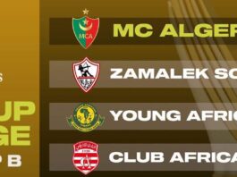 Ligue des champions (phase de poules): Le MC Alger hérite du groupe B avec le Zamalek, le Club africain et Young Africans
